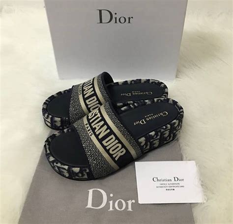 dior platform slide|christian dior slippers women.